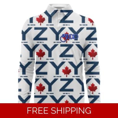 Le Studio YYZ 4 Custom 3D Long-Sleeved Polo Shirt